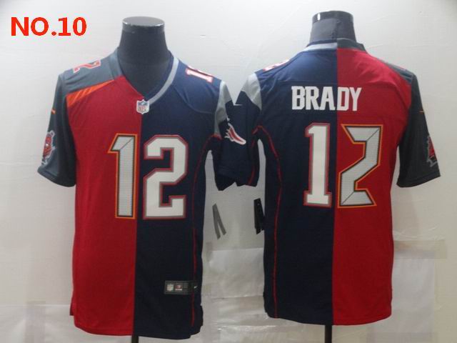 Men's Tampa Bay Buccaneers #12 Tom Brady Jesey NO.10;